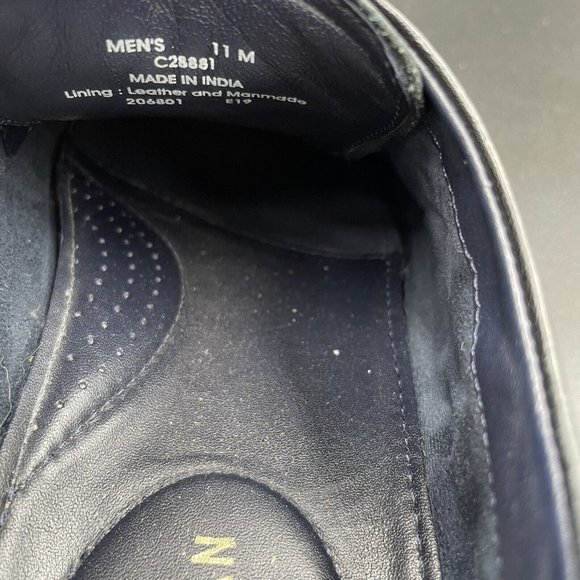 Cole Haan Buckland Shoes Mens 11 M Cap Toe Oxford Black Leather C28881 main image 6